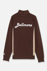 DUALWARM LS ZIP MOCKNECK - BROWN