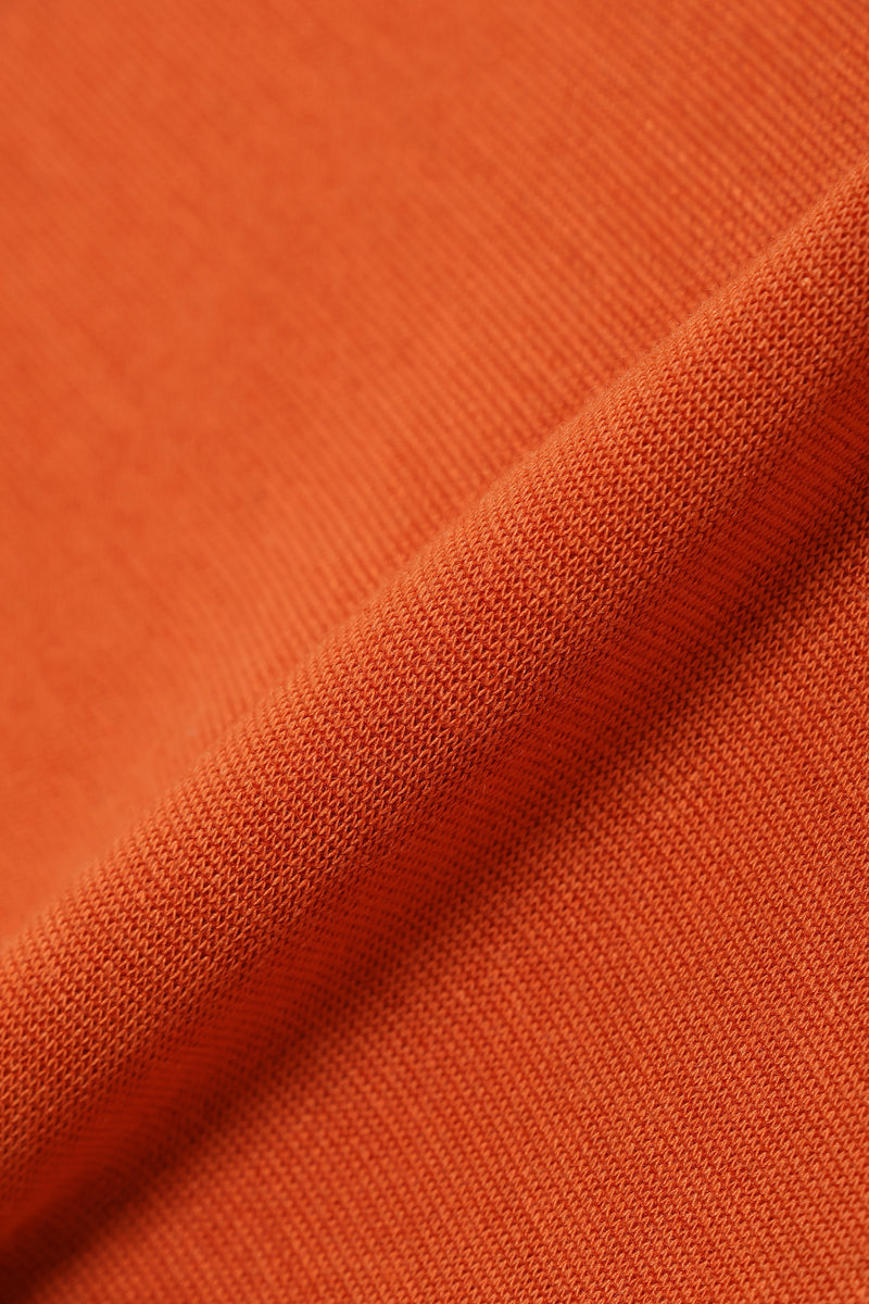 DUALWARM LS ZIP MOCKNECK - ORANGE