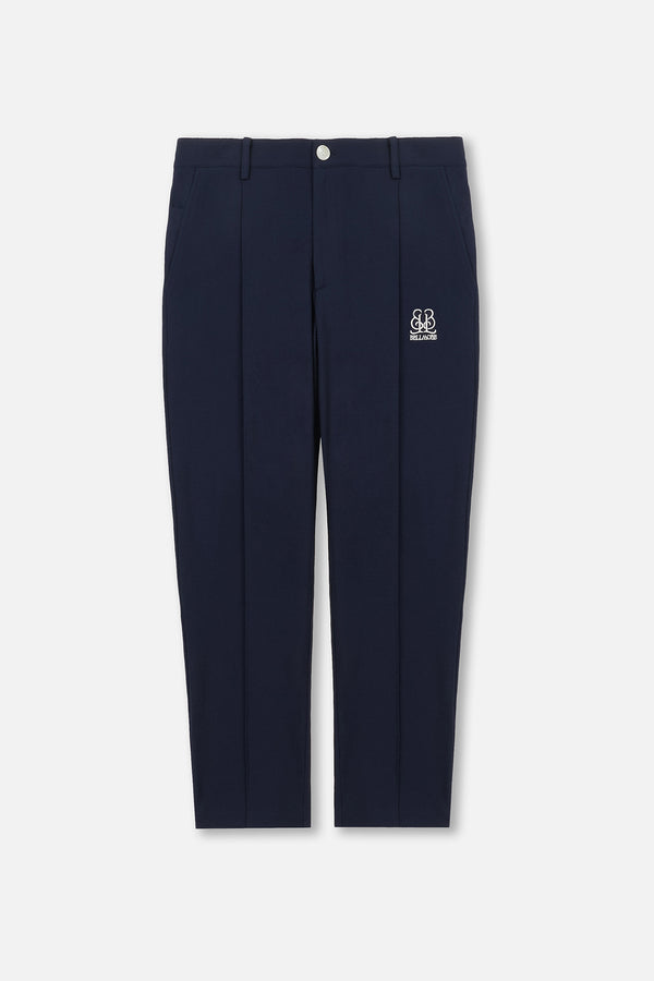 EMBLEM JAQUARD DRY STRETCH PANTS - NAVY