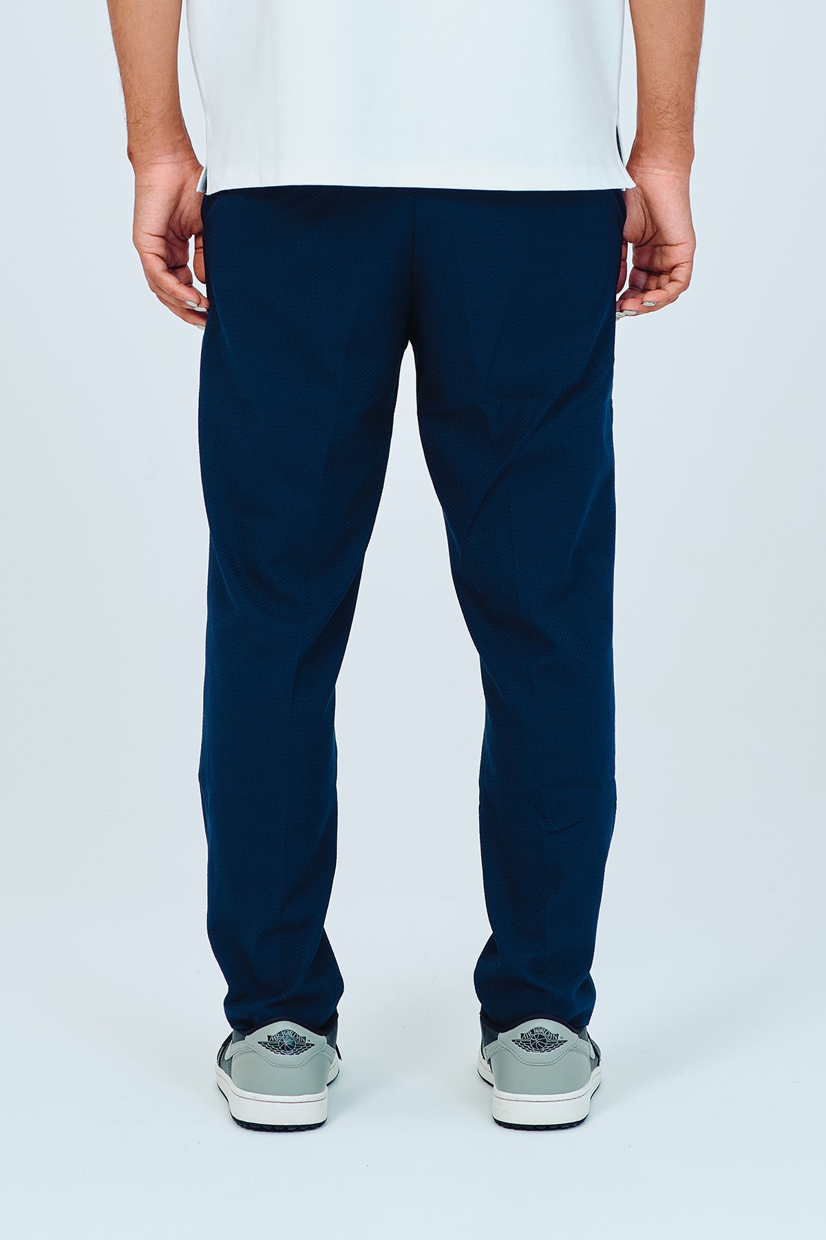 BELLMORE ベルモア　チェックパンツ　ゴルフ　ロゴ　ストレッチ L Pants – BELLMORE