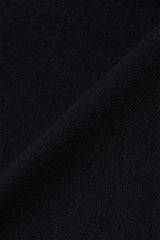 FAUX CASHMERE TRACK JACKET - NAVY (FABRIC)