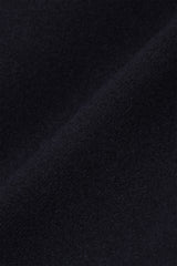 FAUX CASHMERE TRACK PANTS - NAVY (FABRIC)