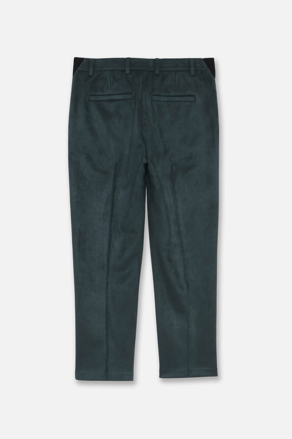 [12月13日発売] FAUX SUEED STRETCH PANTS - GREEN