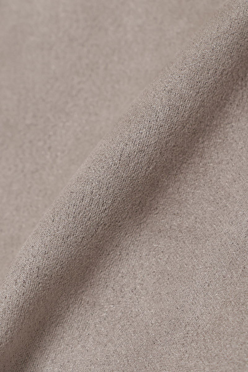 '25 FAUX SUEDE STRETCH PANTS - GREY