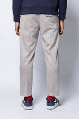 '25 FAUX SUEDE STRETCH PANTS - GREY