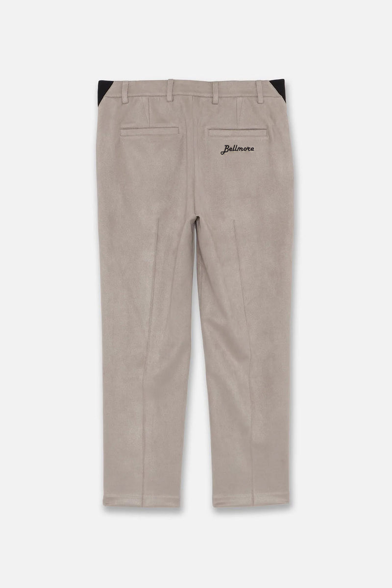 '25 FAUX SUEDE STRETCH PANTS - GREY