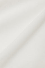 PIPING HALF ZIP MOCKNECK - WHITE (FABRIC)