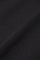 STRETCH FLARE SKIRT - BLACK (FABRIC)