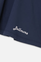 STRETCH FLARE SKIRT - NAVY (DETAIL)