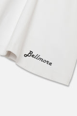STRETCH FLARE SKIRT - WHITE (DETAIL)