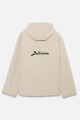 TECH BONDED NYLON JACKET - IVORY (BACK)