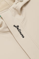 TECH BONDED NYLON JACKET - IVORY (DETAIL)