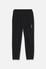 TECH BONDED NYLON PANTS - BLACK (FRONT)