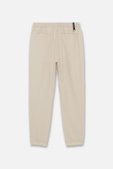 TECH BONDED NYLON PANTS - IVORY (BACK)