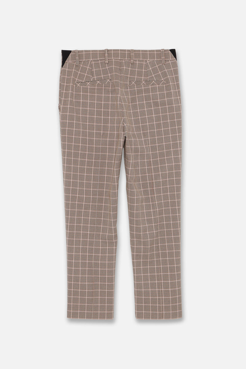 [12月13日発売] TUCK CHECK PANTS - BEIGE