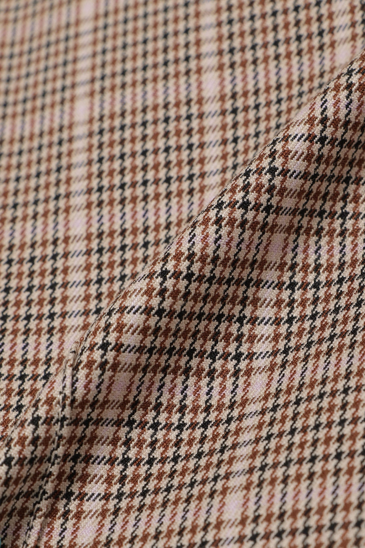 Peach Serge Tuck Pants