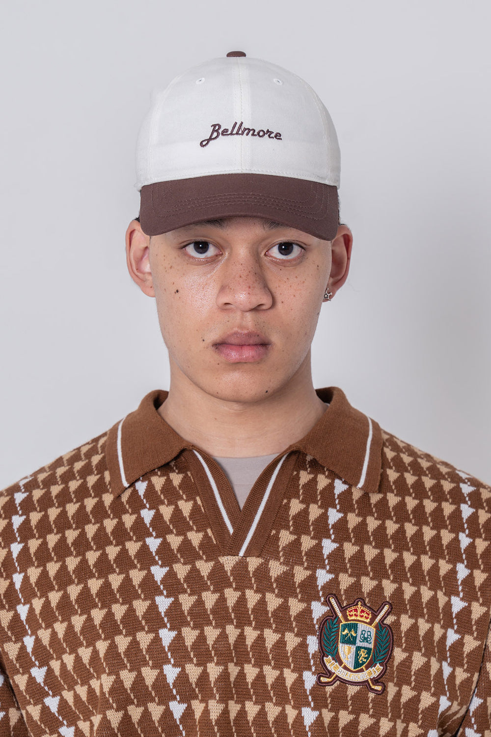TWO TONE CAP - BROWN – BELLMORE