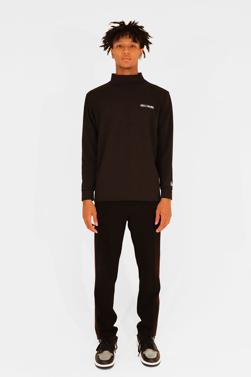 MOCKNECK LS JERSEY - BLACK