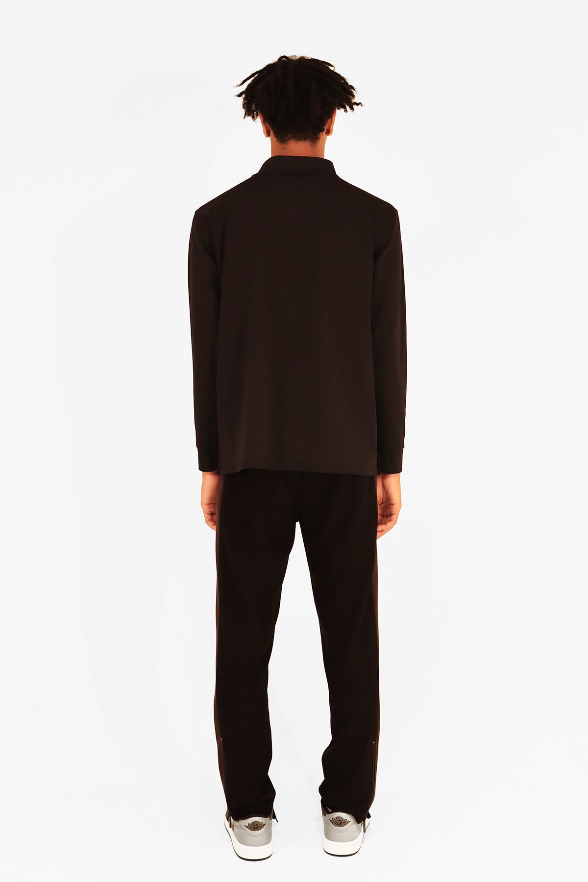 MOCKNECK LS JERSEY - BLACK – BELLMORE