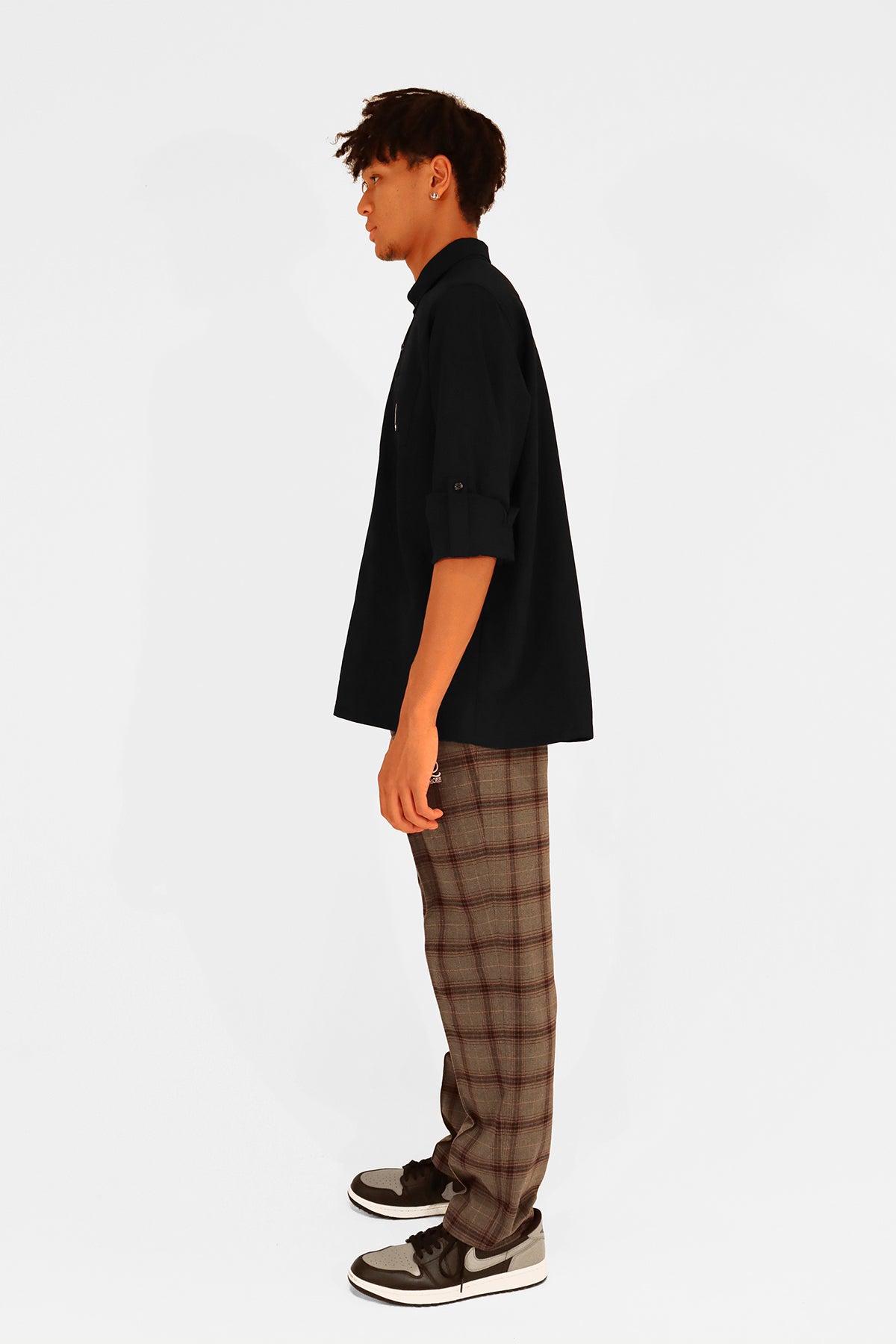 EMBLEM LS SHIRTS - BLACK – BELLMORE