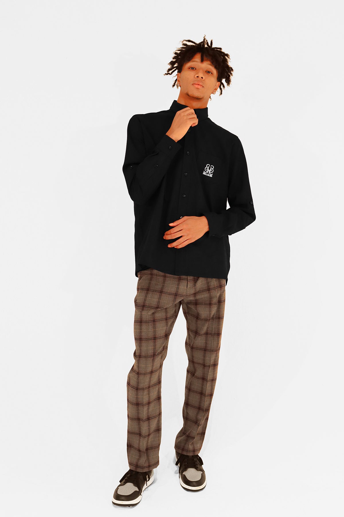 EMBLEM LS SHIRTS - BLACK – BELLMORE