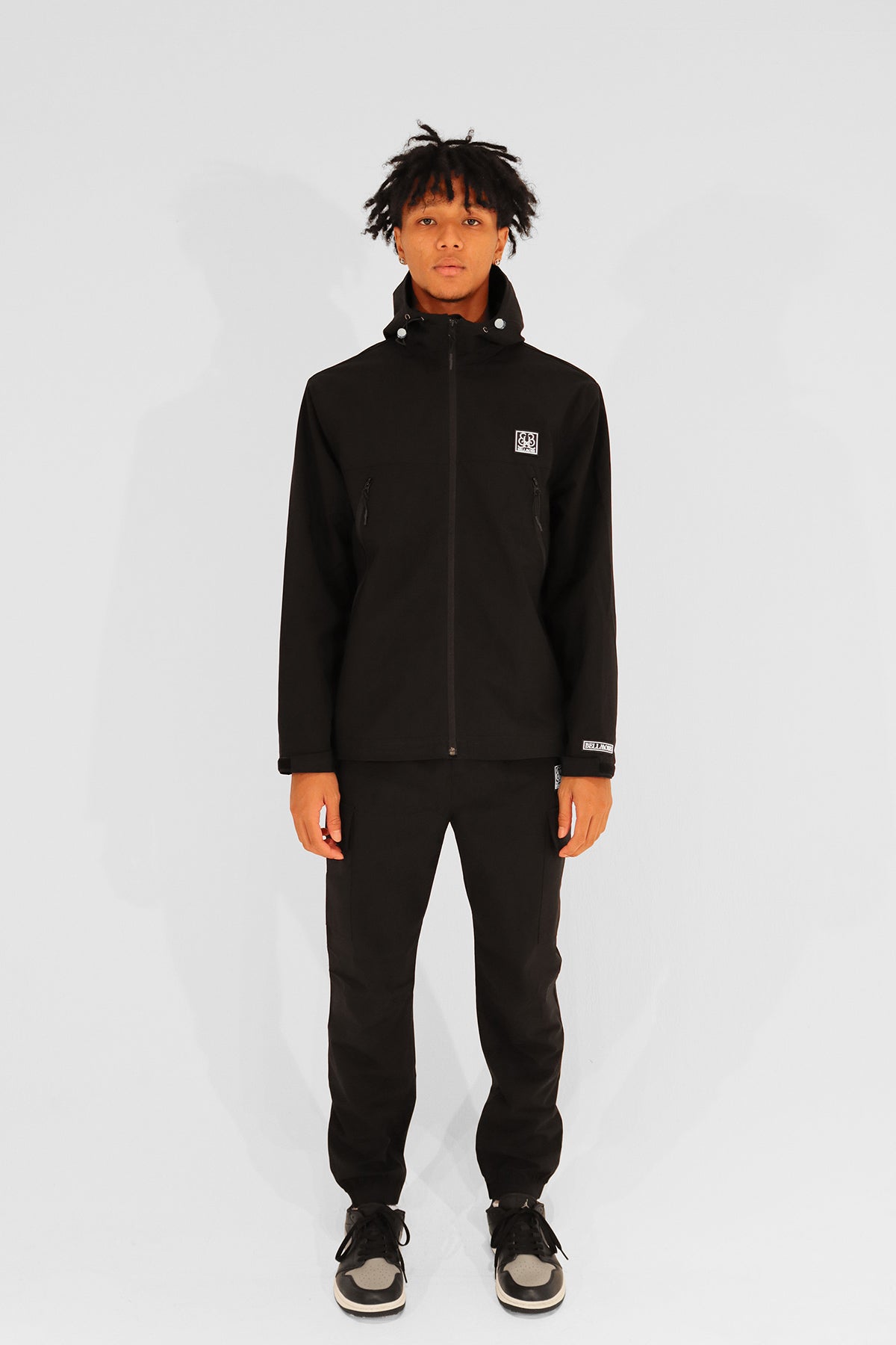 WATER-PROOF STRETCH NYLON JACKET - BLACK – BELLMORE