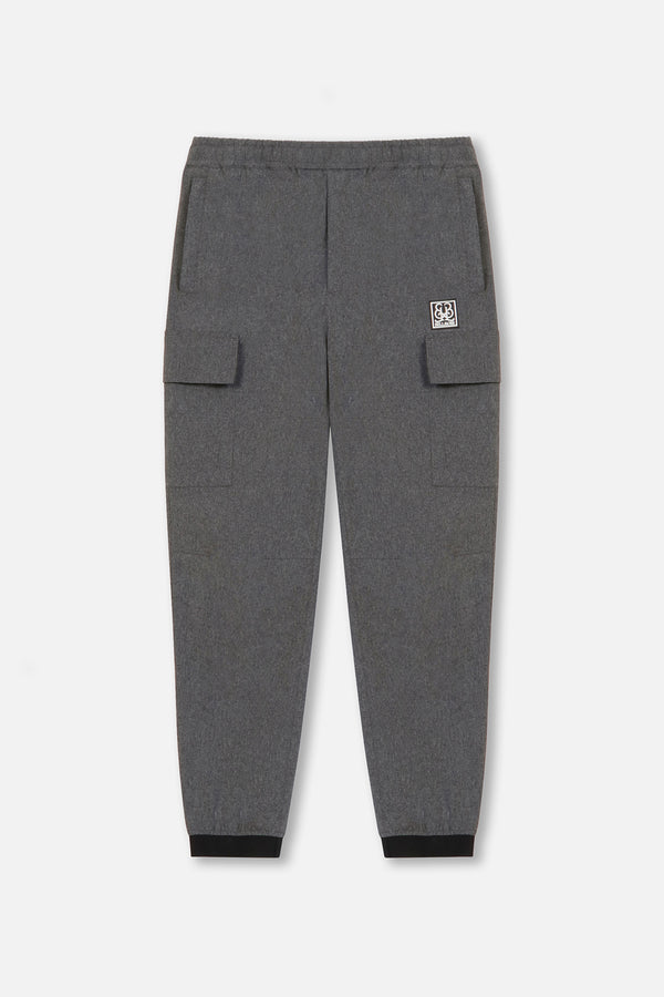 WATER-PROOF STRETCH CARGO PANTS - CHARCOAL