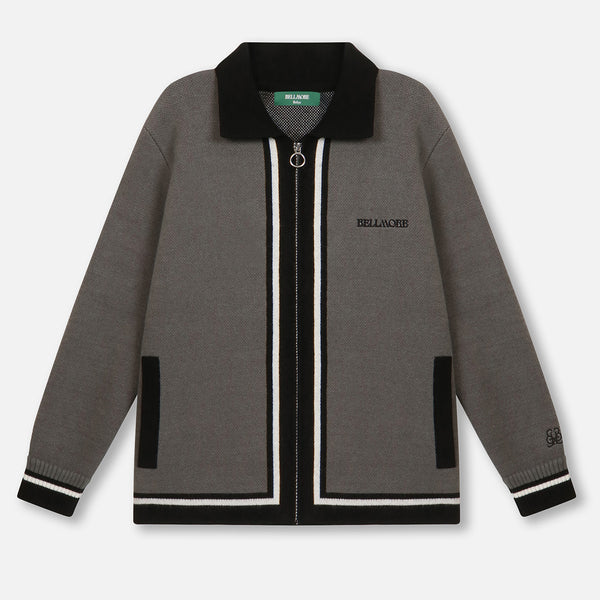 BELLMORE ベルモア　2着まとめ売り ZIP-UP-KNIT-JACKET---BLACK-