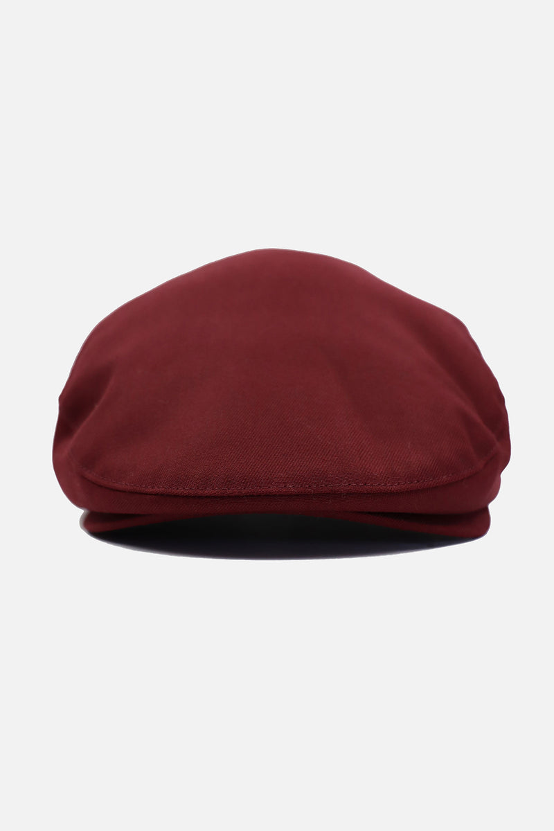 EMBLEM HUNTING CAP - BURGUNDY