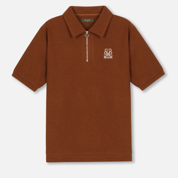 BELLMORE エンブレム LS シャツ ブラウン EMBLEM LS SHIRTS - BROWN – BELLMORE
