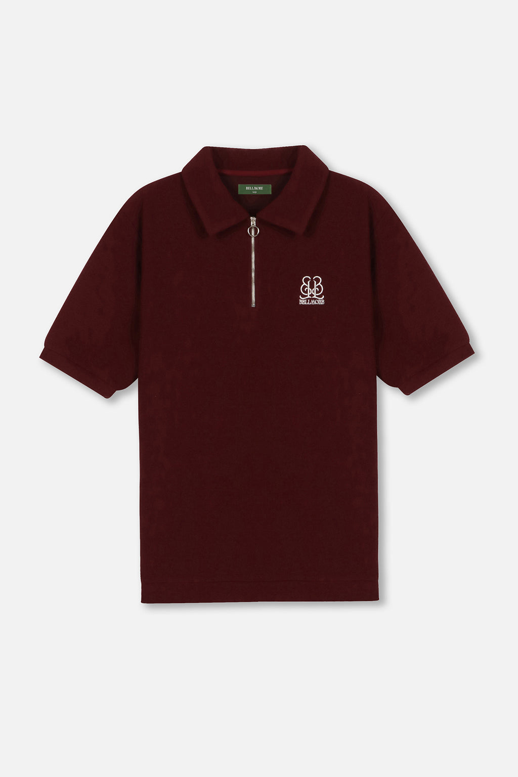 ファッション姫 通販 ZIP SS EMBLEM POLO BELLMORE – BURGUNDY - SHIRTS メンズウェア