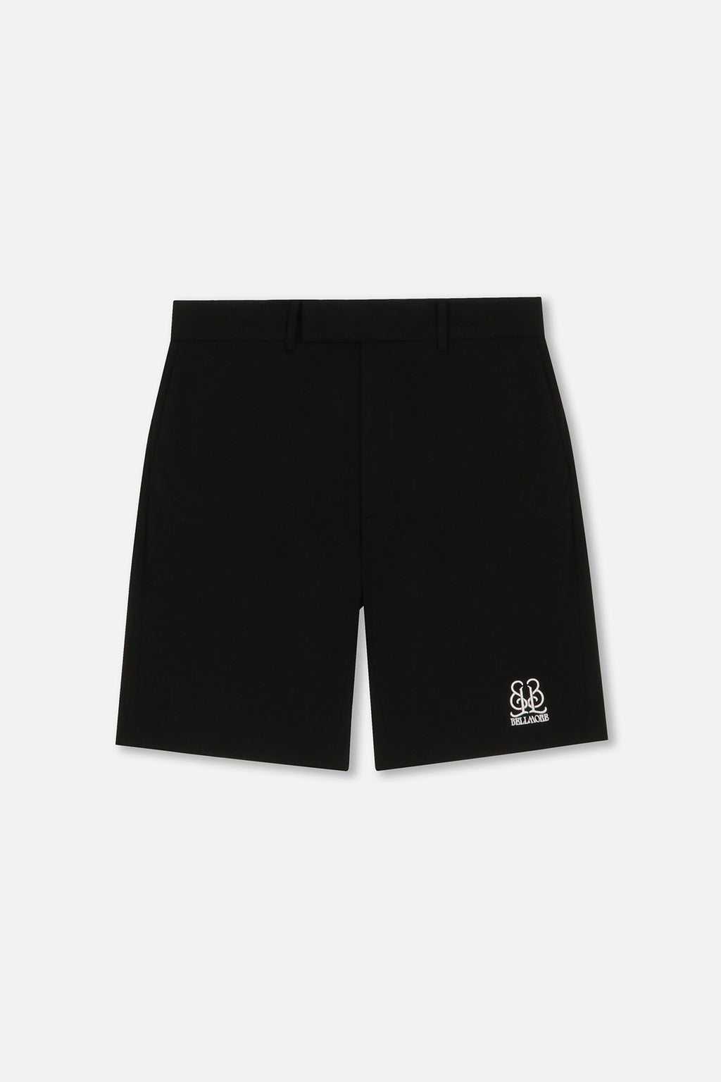 EMBLEM STRETCH SHORT PANTS - BLACK – BELLMORE
