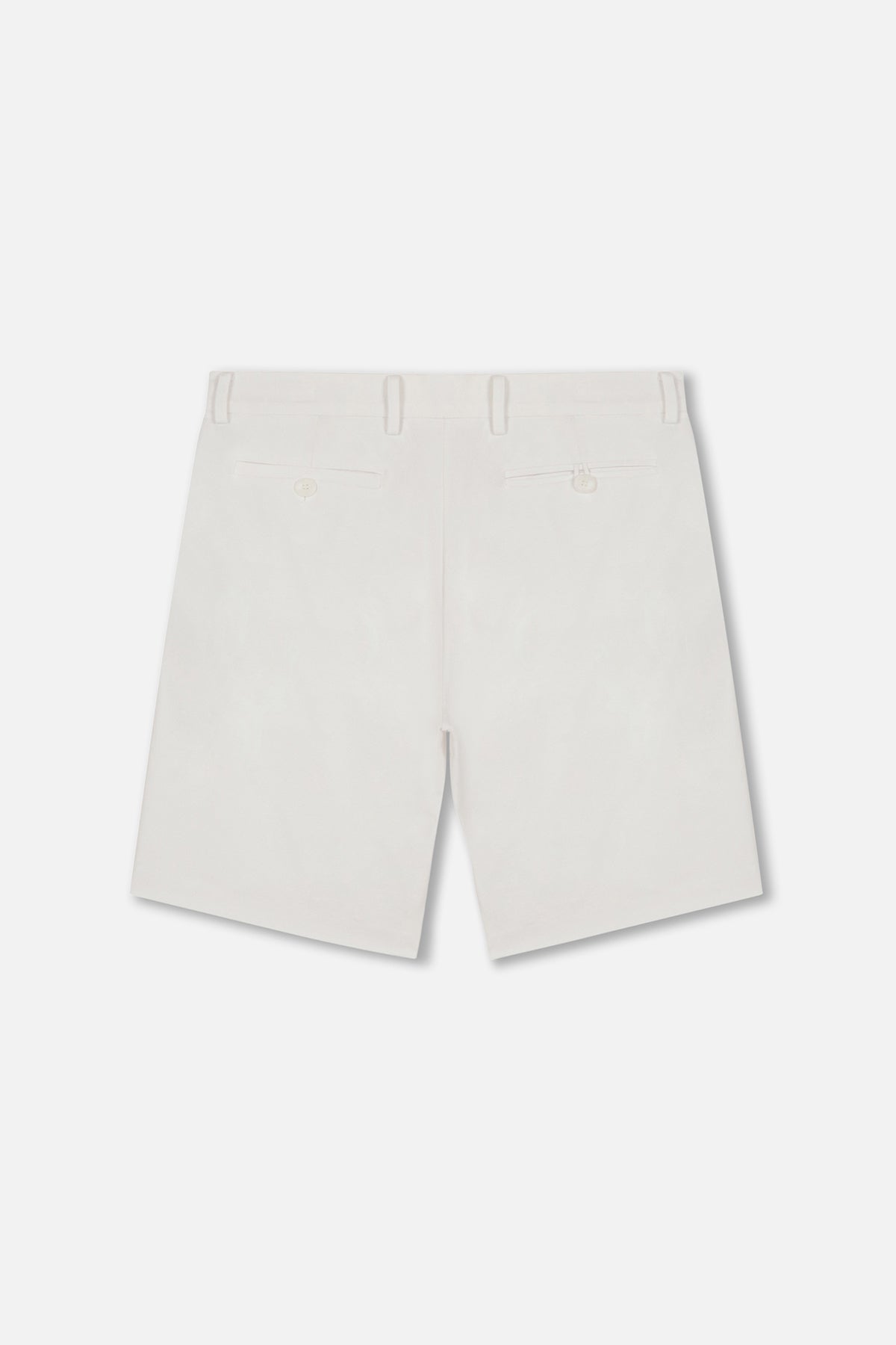EMBLEM STRETCH SHORT PANTS - WHITE – BELLMORE