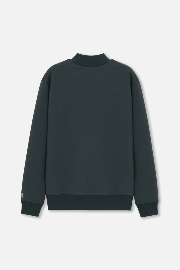 LOGO LS MOCKNECK - GREEN