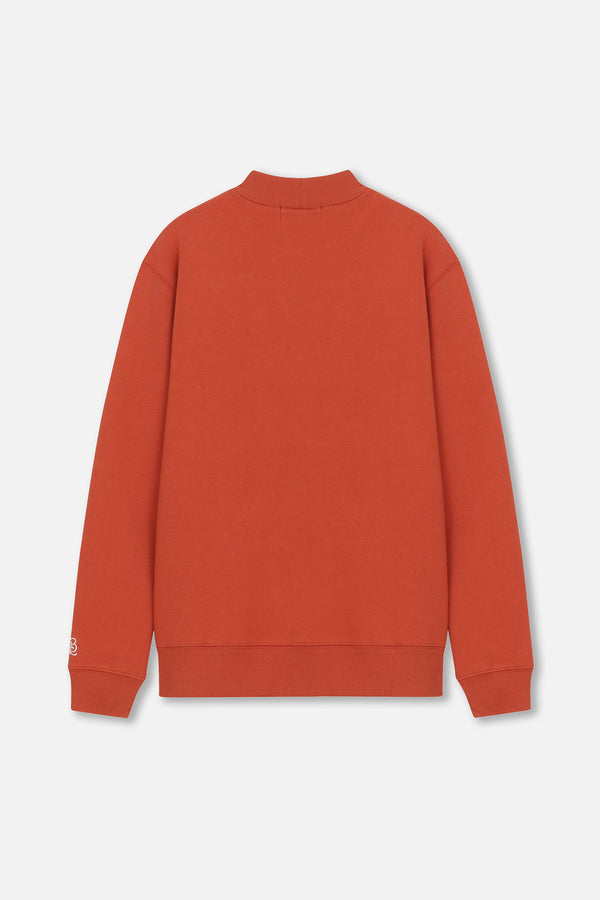 LOGO LS MOCKNECK - ORANGE