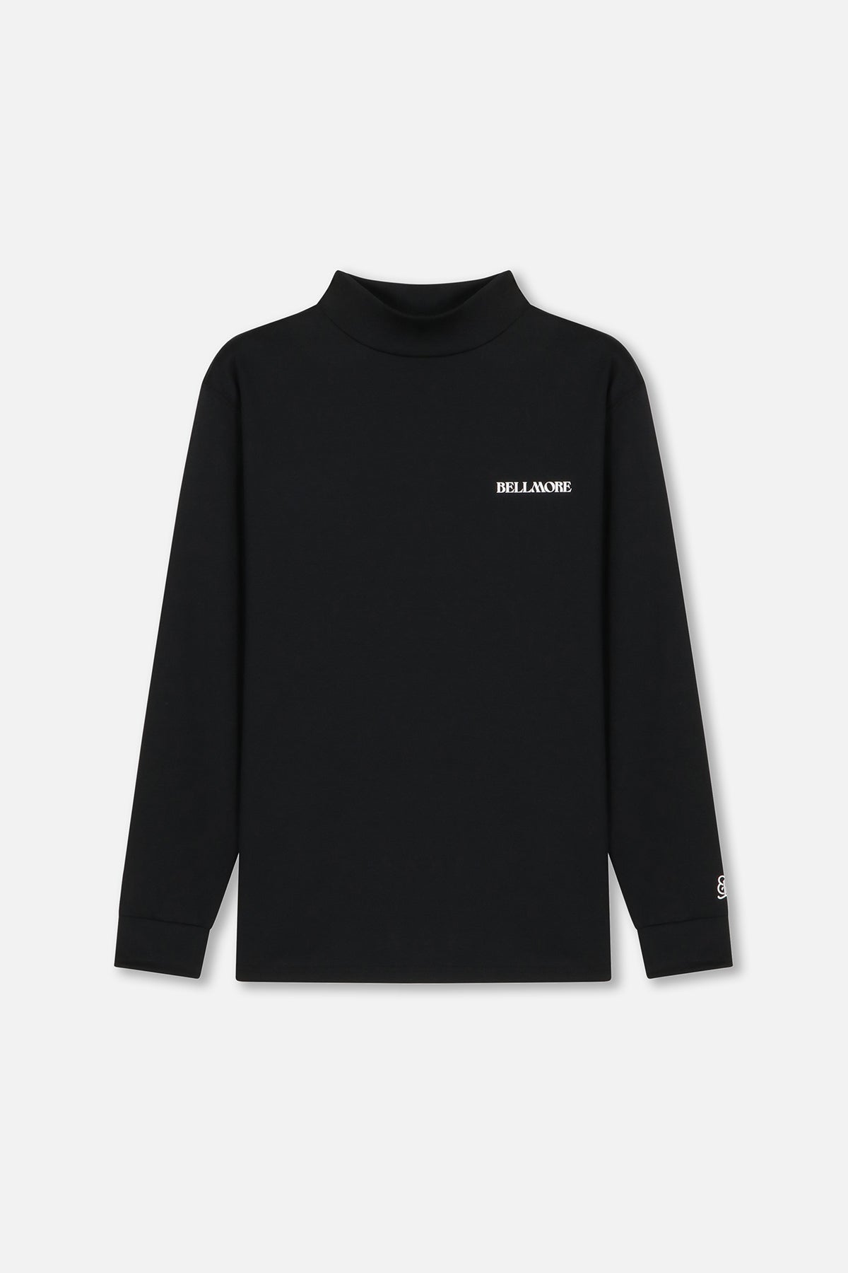 BELLMORE ベルモア　モックネック　ゴルフ　ブラック　M BELLMORE ベルモアゴルフ モックネック ゴルフ ブラック XL