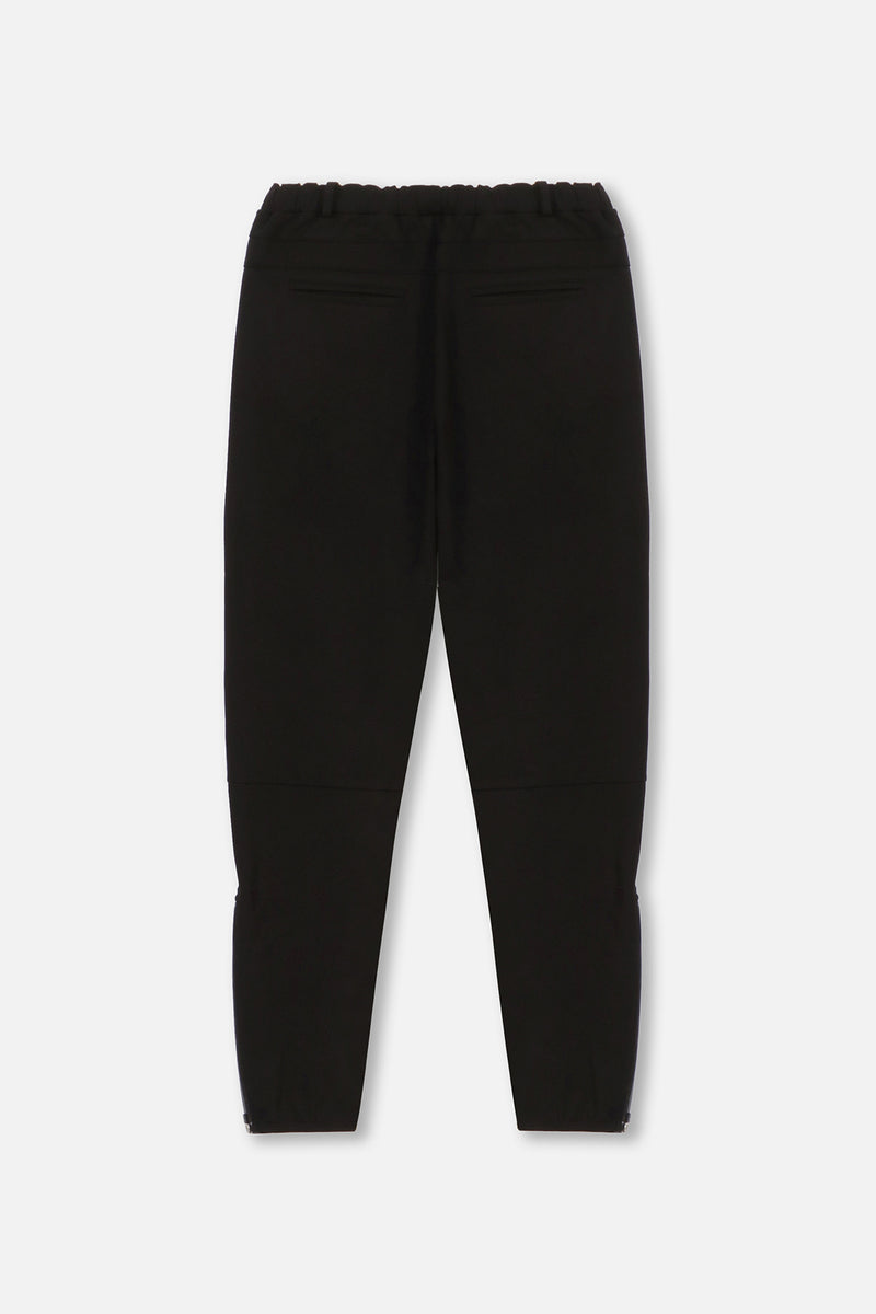 SLIM TRACK PANTS - BLACK