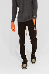 SLIM TRACK PANTS - BLACK