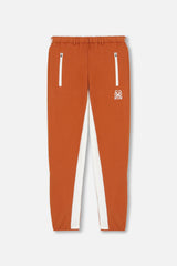 SLIM TRACK PANTS - ORANGE