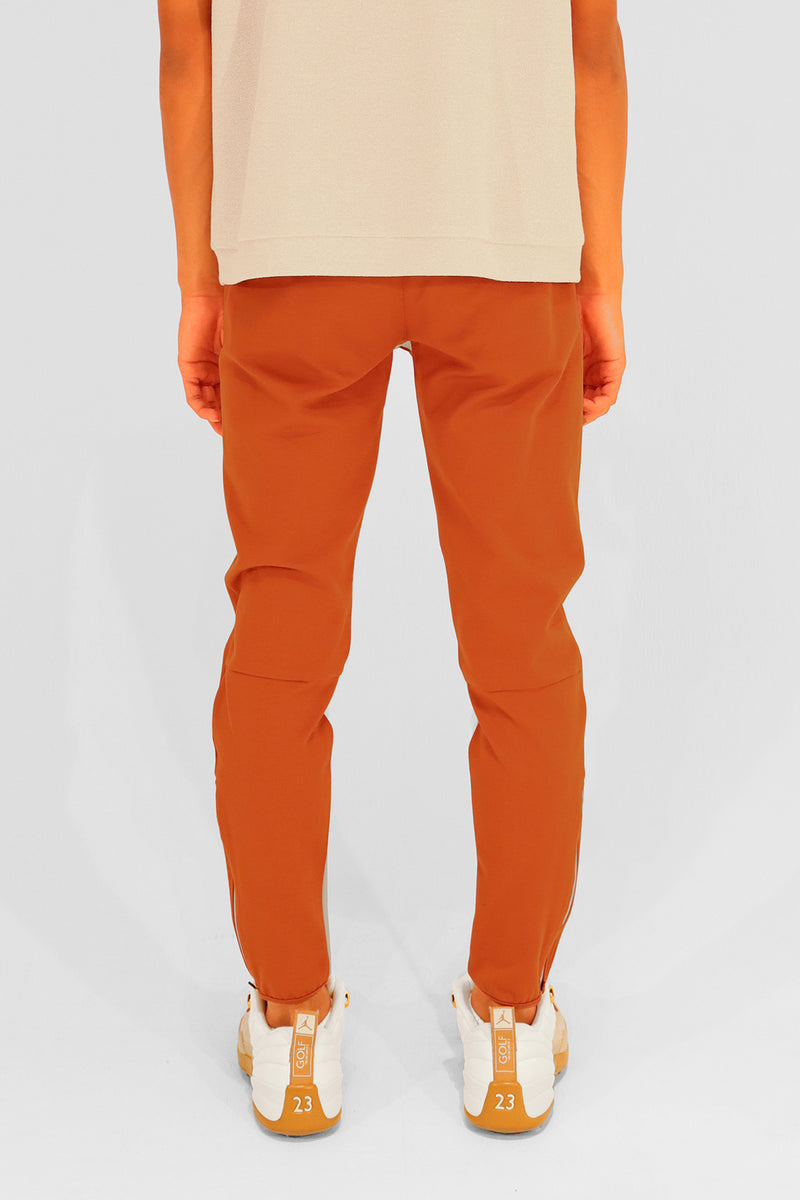 SLIM TRACK PANTS - ORANGE