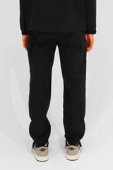 WATER-PROOF STRETCH CARGO PANTS - BLACK